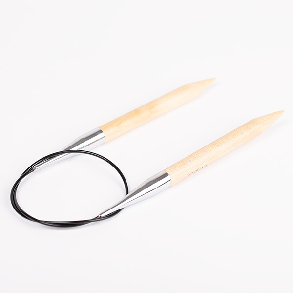 DROPS Circular Knitting Needles 60 cm Basic Birch Wood (5.5-20.0 mm)