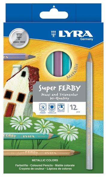 Lyra Super Ferby Farveblyanter, 12 stk