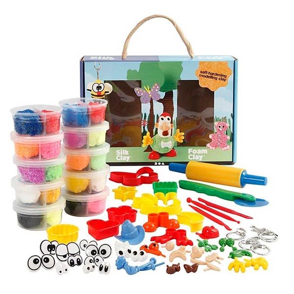 Foam Clay & Silk Clay Gaveæske, 10 + 10 stk