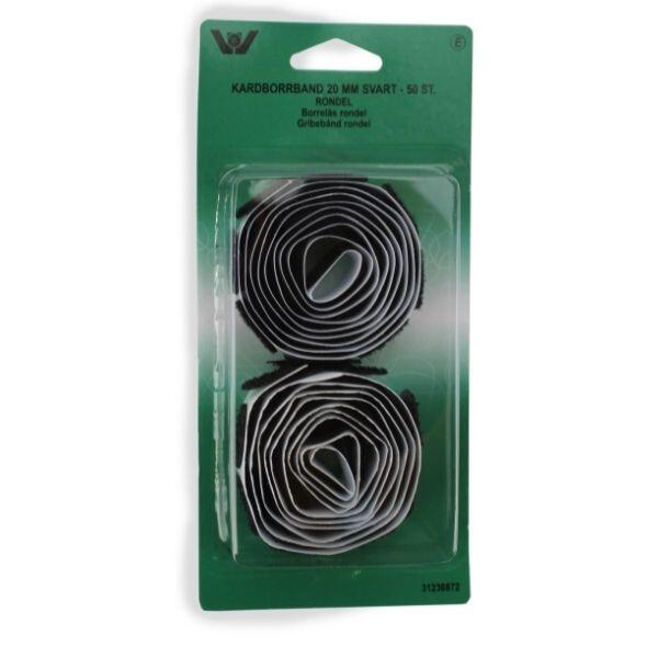 Velcro pads 50 pcs Black