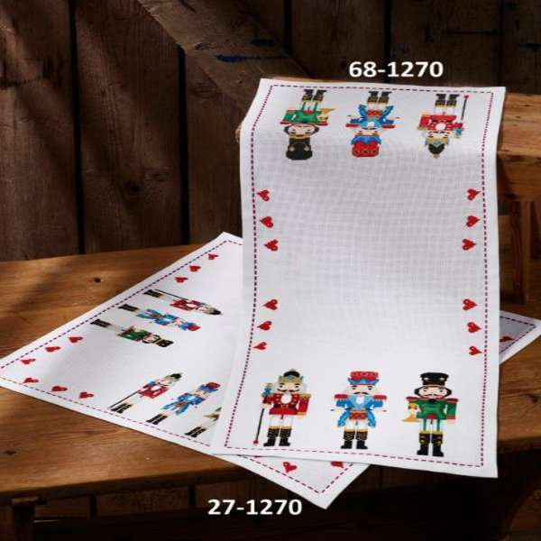 Embroidery kit nutcracker 34 x 86 cm