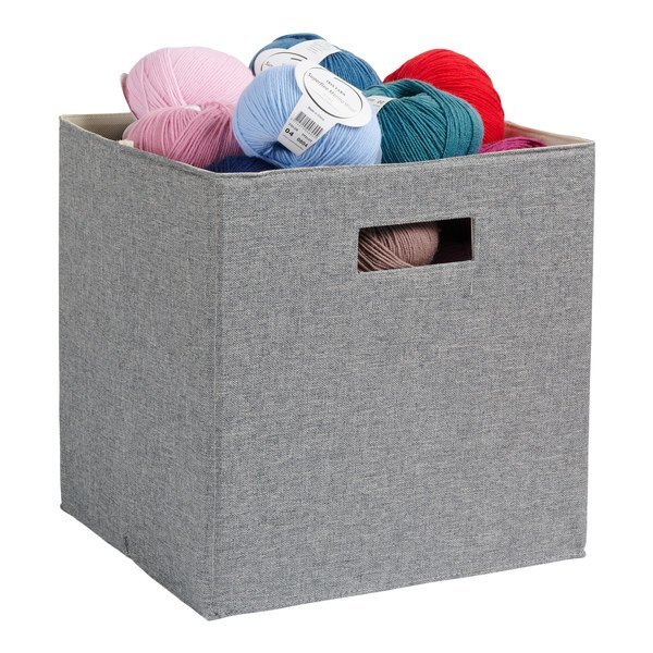 Storage box, dark gray