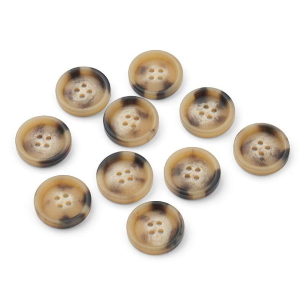 HobbyArts Beige/Black Buttons, 23 mm
