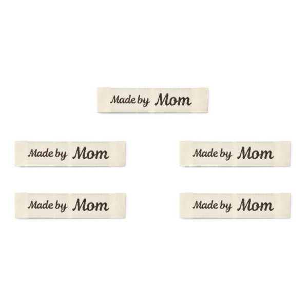 LindeHobby Made By Label (7 cm x 1 cm), Natural