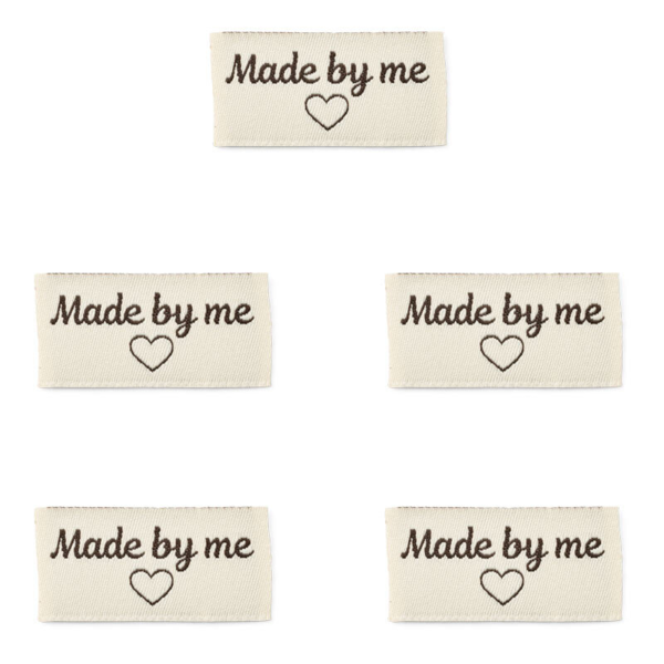 LindeHobby Made By Me Label (4 cm x 2 cm)