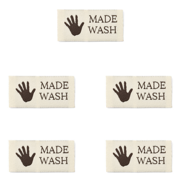 LindeHobby (Hand)made/wash Label (4 cm x 2 cm)