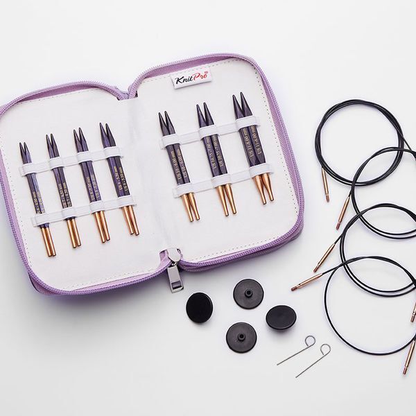 KnitPro J’ADORE CUBICS Special interchangeable Circular Needle Set