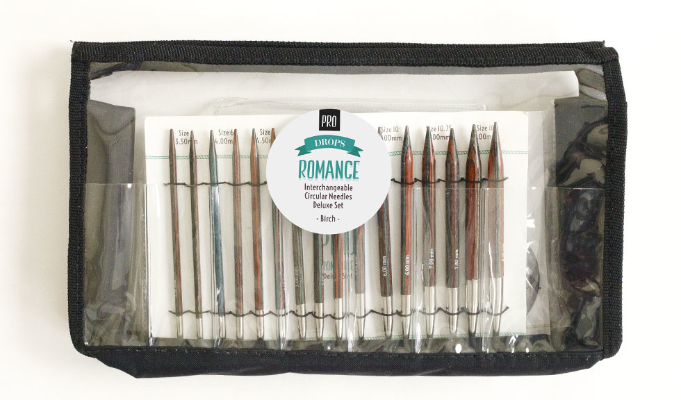 DROPS Pro Romance Interchangeable Circular Needle Set Deluxe