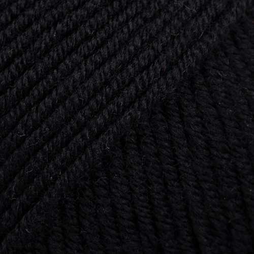Merino Extra Fine 02 Black (Uni Colour)
