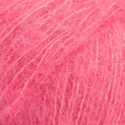 DROPS BRUSHED Alpaca Silk 31 Hot pink (Uni colour)