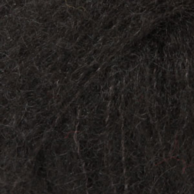 DROPS BRUSHED Alpaca Silk 16 Black (Uni colour)