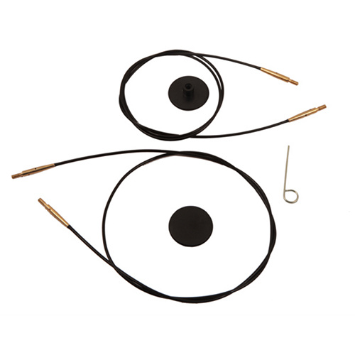 KnitPro Cable Black Gold (40-150 cm)