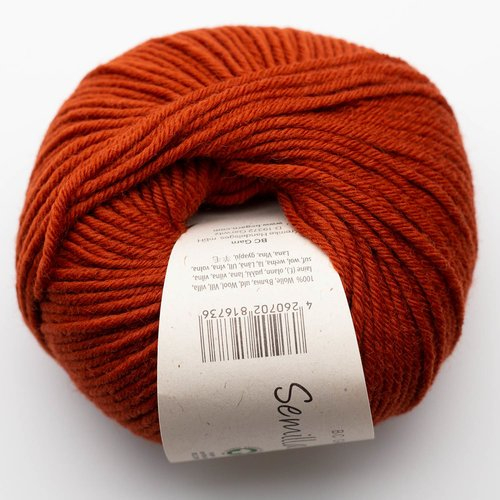 BC Garn Semilla GROSSO 011 Burnt orange GOTS
