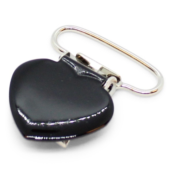 HobbyArts Seleclips, Hjerte 03 Sort