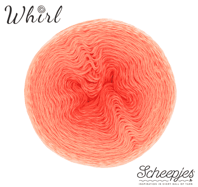 Scheepjes Whirl Ombré 557 Coral Catastrophe