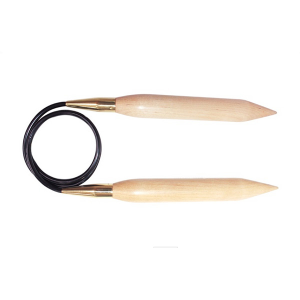 KnitPro Jumbo Birch Circular Needles 80 cm