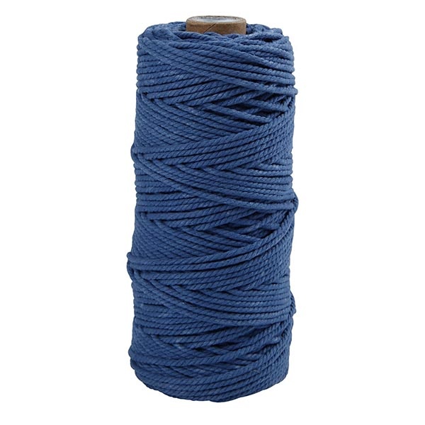 Knyttegarn 2mm 100m 42 Blå