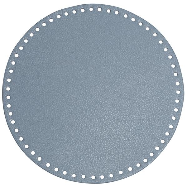 Go Handmade Bag  Basket Base, PU Leather, Round, 25 cm 22378 Blue