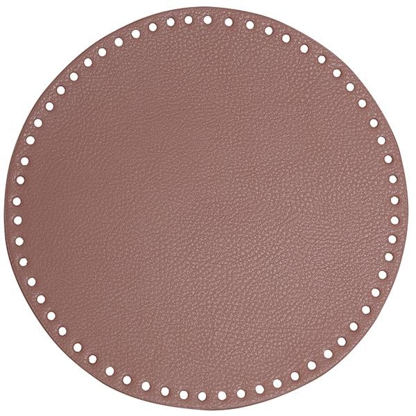 Go Handmade Bag  Basket Base, PU Leather, Round, 25 cm 22381 Lavender