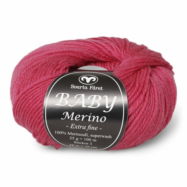Svarta Fåret Baby Merino 44 Cerise