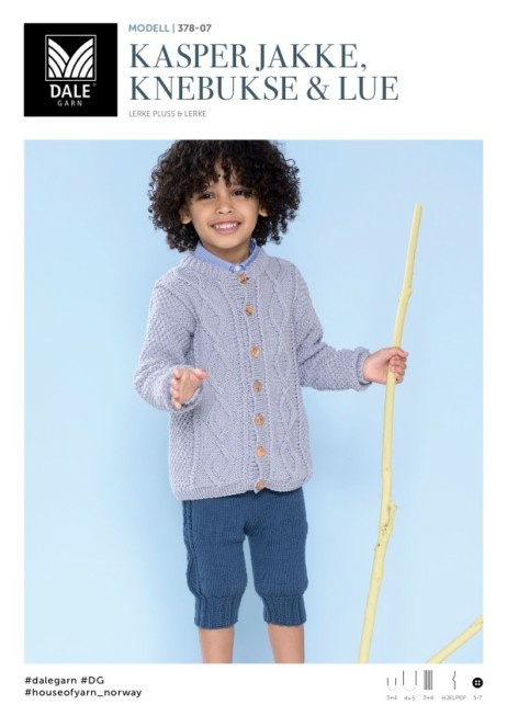 DG378-07 Kasper Jakke, Knebukse & Lue