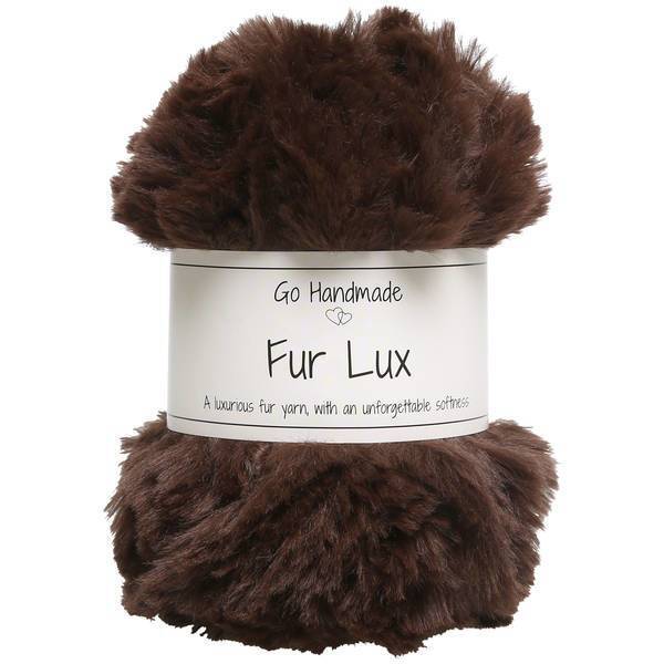 Go Handmade Fur Lux 17691 Chocolate