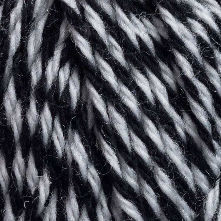 Raggi 100g 1568 Black & white Mouliné