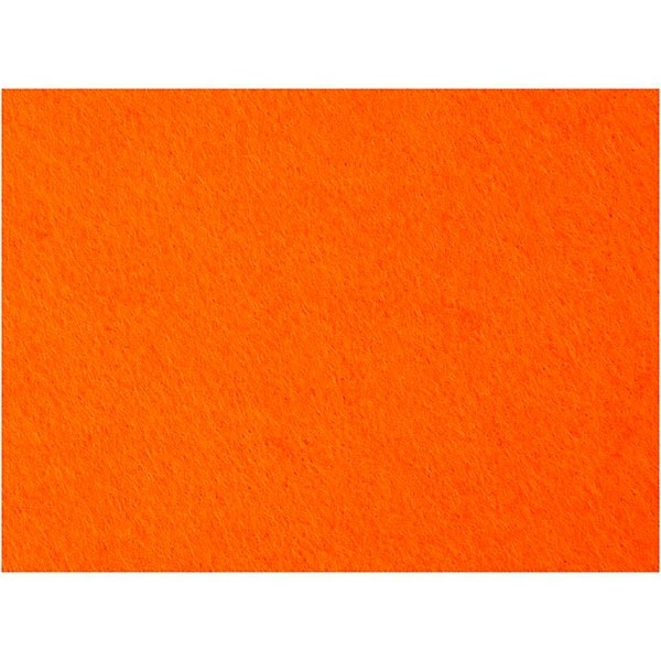 Hobbyfilt, Ark 42x60 cm, 3 mm, 1 ark Orange