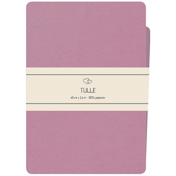 Go Handmade Tyl, 60 x 160 cm Pink