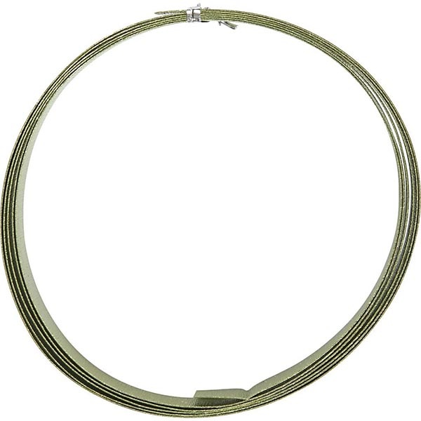 Bonzaitråd, Flad, 15 mm, 2 m Grøn