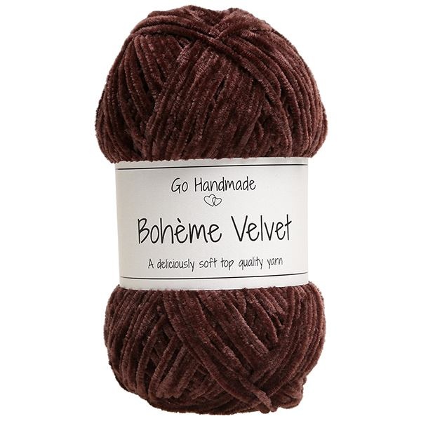 Go Handmade Bohème Velvet Fine 17602 Blomme