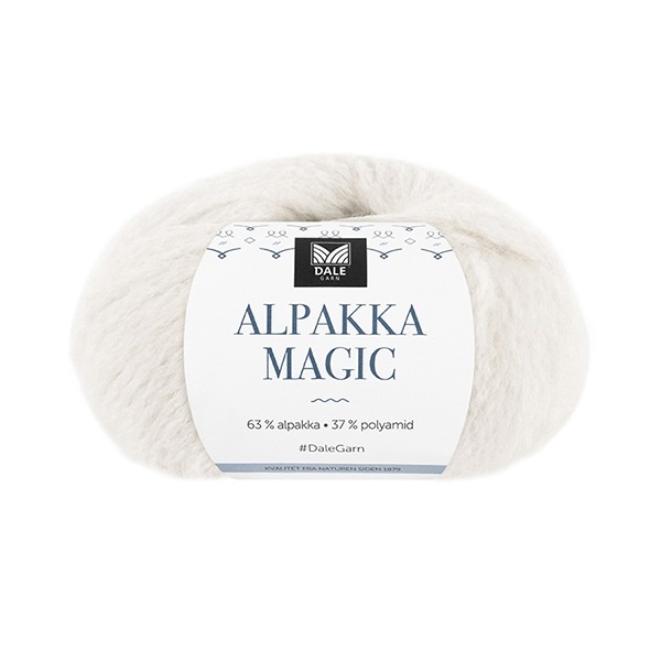 Dale Alpakka Magic 303 White