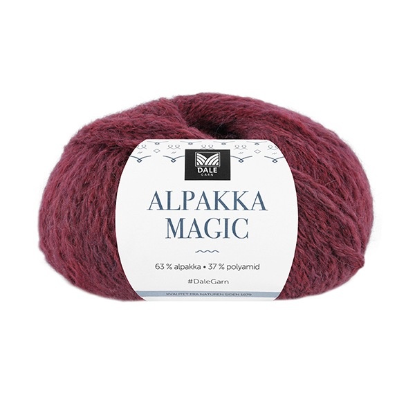 Dale Alpakka Magic 308 Burgundy