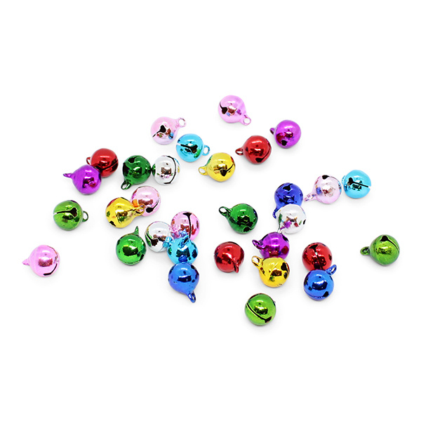 HobbyArts Bells Metallic colours, 30 pcs 10 mm