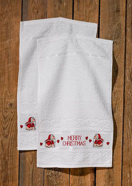 Embroidery Kit Merry Christmas, 2 pcs