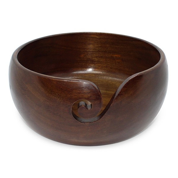 HobbyArts Yarn bowl XL Mango wood (3)