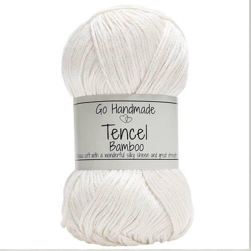 Go Handmade Tencel Bamboo Double 17720 White