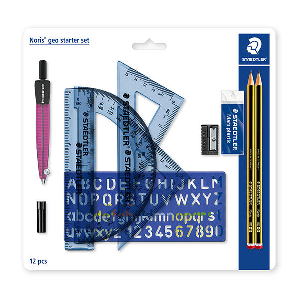 STAEDTLER Noris Geometry Set, 12 parts