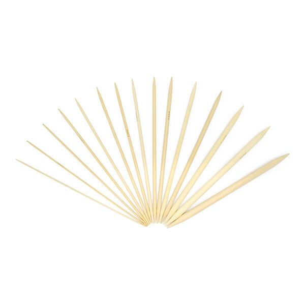 HobbyArts Double pointed needle set Light bamboo 20 cm (2.00-10.00 mm)