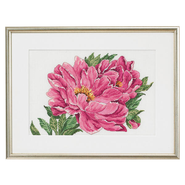 Embroidery kit Peony