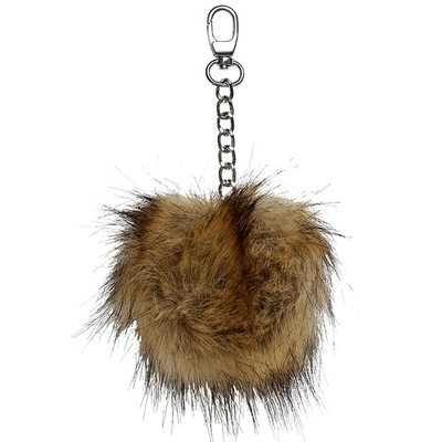 Go Handmade Pompon with metal chain, 11 cm