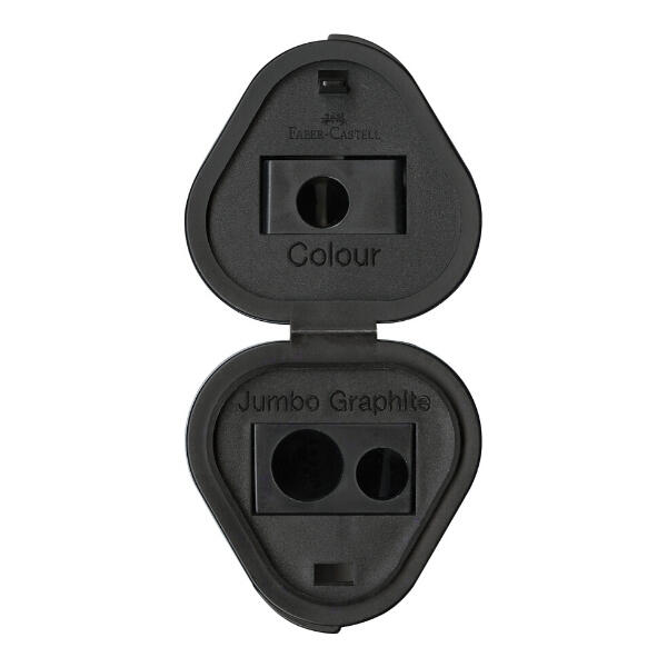 Faber-Castell Pencil Sharpener Grip Trio 2001 Silver