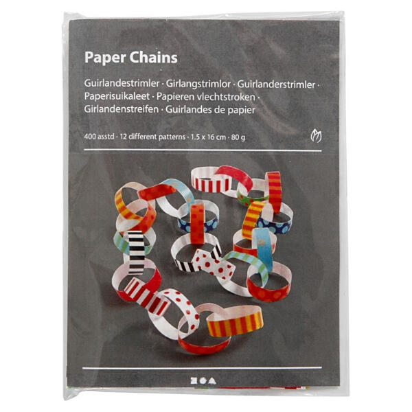 Garland strips with print