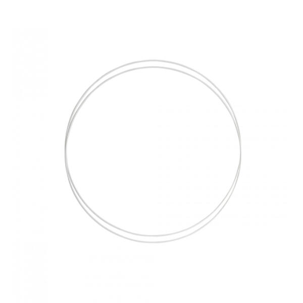 Metal ring White 2 pcs 20 cm