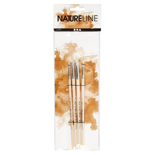 Nature Line Brushes, 4 pcs.