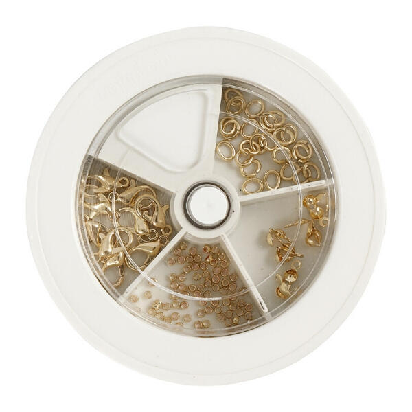 Starter set with jewelery wire, gold-plated