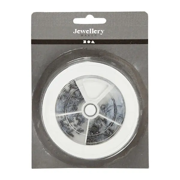 Starter set with jewellery wire, dark grey metallic