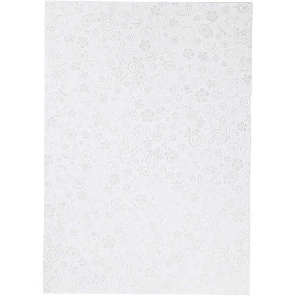 Paper, A4, Silver print patter