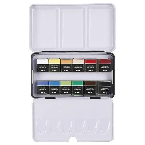 Art Aqua watercolour paints, 12 Colours
