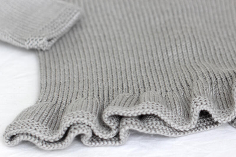 99648 Cardigan Lace Flounce